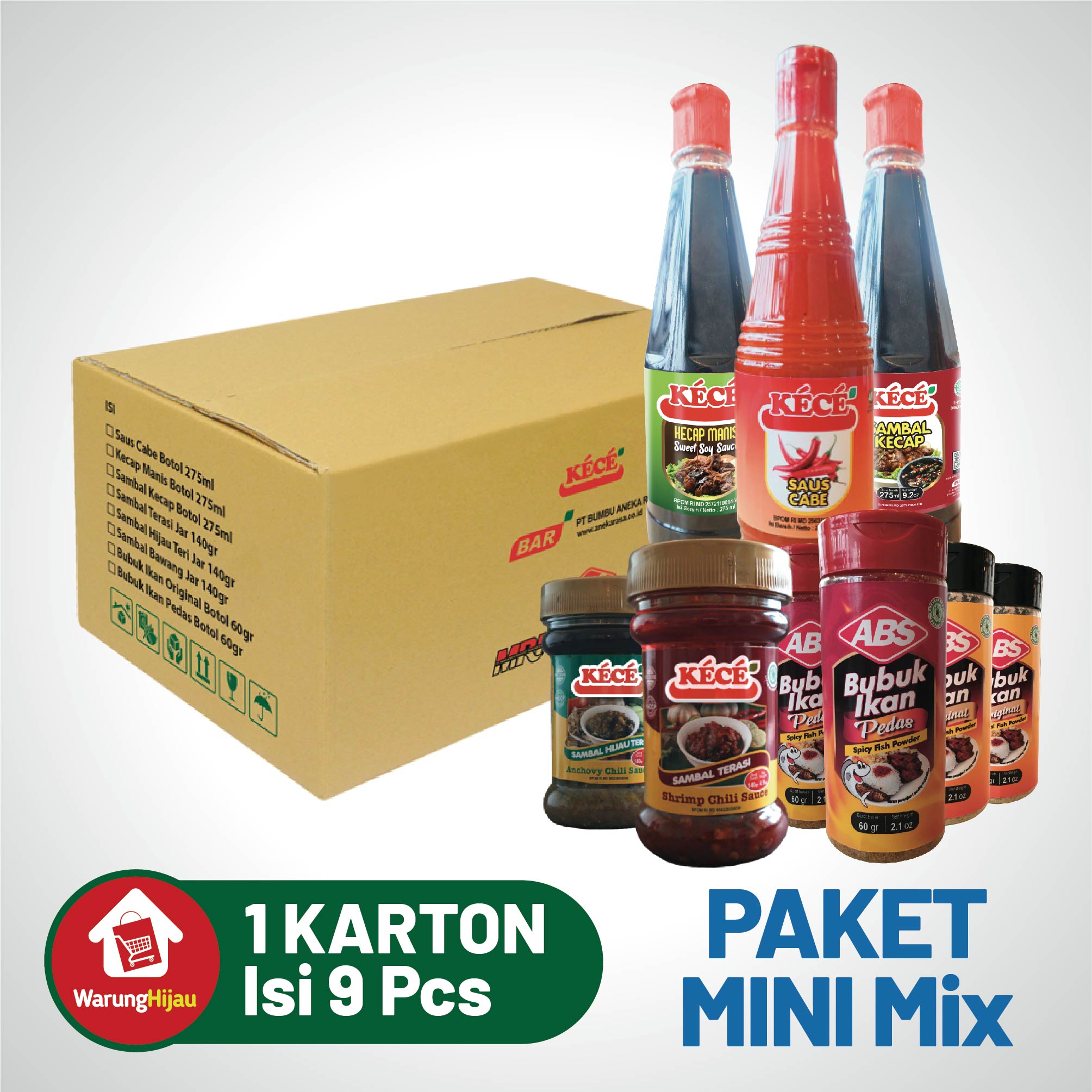 Paket Parcel Mini Mix - 9 Pcs