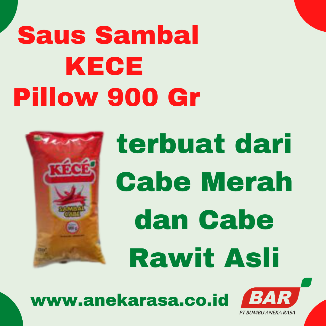 Saus Sambal KECE Terbuat Dari Cabe Merah dan Cabe Rawit Asli