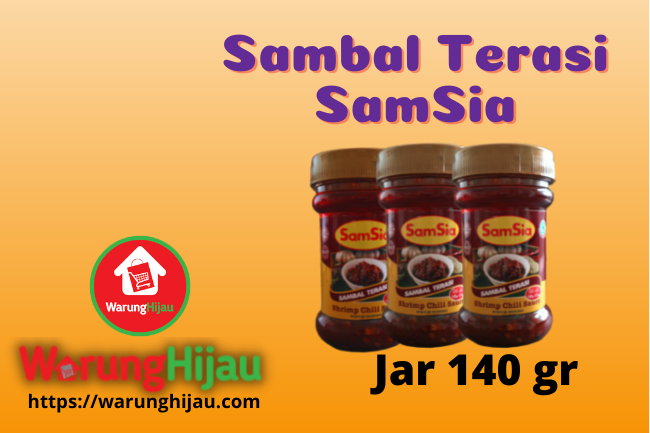 Sambal Terasi Samsia Jar 140 gr