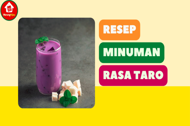 10 Resep Minuman Rasa Taro yang Lezat dan Mudah Dibuat